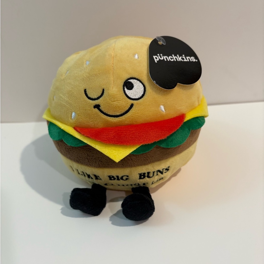 Burger Plush Toy “I Like Big Buns”